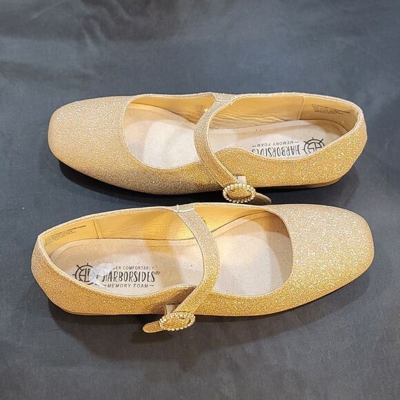 BRAND NEW HARBORSIDES MEMORY MARY JANE WOMEN'S BALLET FLATS - Picture 9 of 15